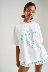 SUMMI SUMMI - I HEART U BAND TEE