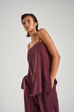 Load image into Gallery viewer, SUMMI SUMMI - TUNIC TOP / KINA PINSTRIPE
