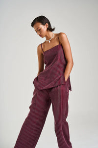 SUMMI SUMMI - TUNIC TOP / KINA PINSTRIPE