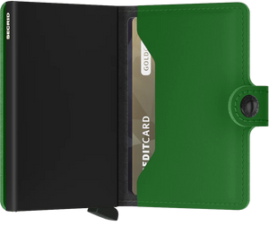 SECRID MINIWALLET - MATTE BRIGHT GREEN