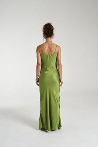 SUMMI SUMMI - MAXI SIREN DRESS / moss