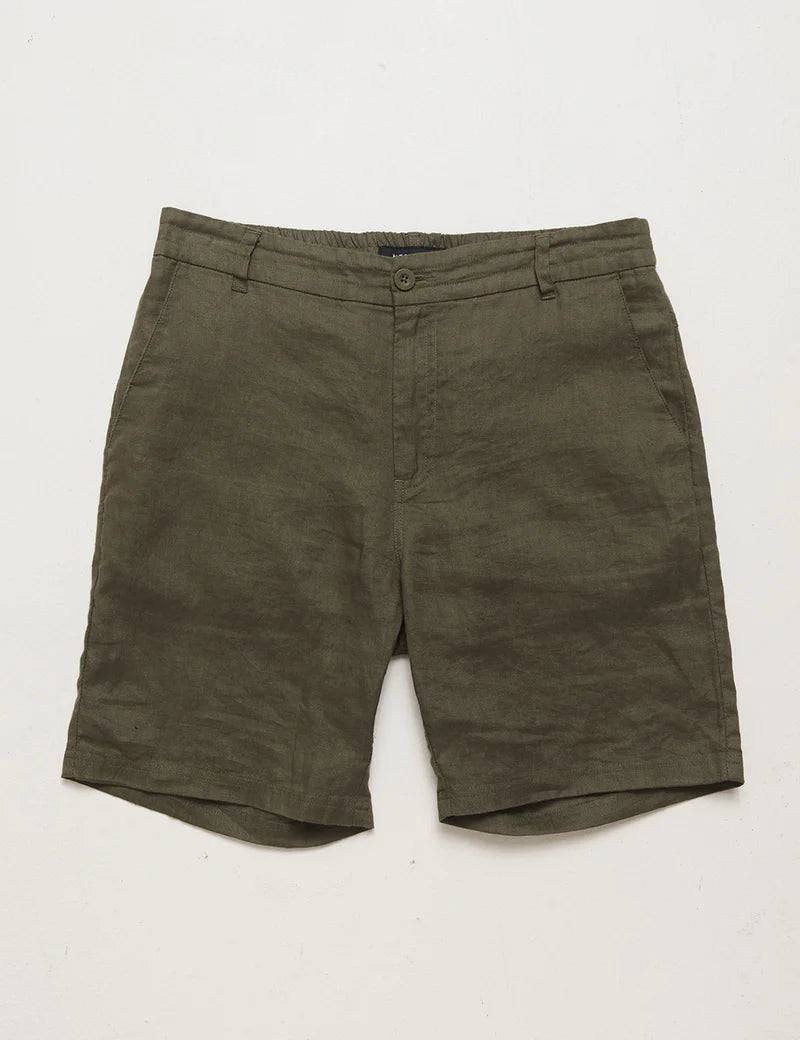 TANNER LINEN SHORT FATIGUE