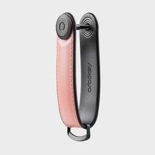 Load image into Gallery viewer, ORBITKEY - KEY ORGANISER HYBRID LEATHER / PASTEL PINK
