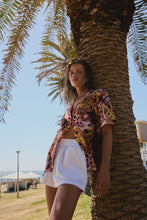 Load image into Gallery viewer, SUMMI SUMMI - BUTTON UP SS SHIRT / orchid
