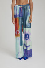 Load image into Gallery viewer, SUMMI SUMMI - ELASTIC WAIST PANTS in Blue Sunflower
