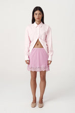 Load image into Gallery viewer, ROWIE - MARINA SILK MINI SKIRT / orchid pink
