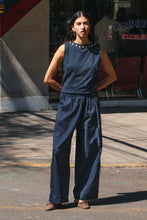 Load image into Gallery viewer, ROWIE - MARYANNE BARREL LEG PANT / INK
