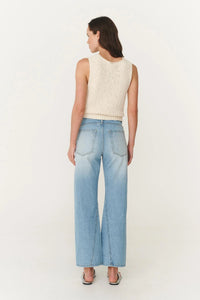ROWIE - PERCY CURVE SEAM JEANS - faded blue