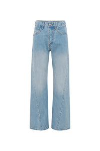 ROWIE - PERCY CURVE SEAM JEANS - faded blue