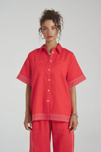 SUMMI SUMMI - SIG LINEN SHIRT scarlett summi