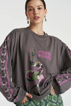Load image into Gallery viewer, SUMMI SUMMI - EDEN LS TEE / SHADOW

