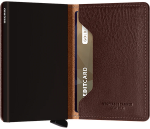 SECRID MINIWALLET - VEG TANNED ESPRESSO BROWN