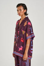 Load image into Gallery viewer, SUMMI SUMMI - BUTTON UP S/S SHIRT /zodiac
