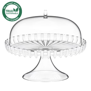 GUZZINI DOLCEVITA - CAKE STAND WITH DOME MOTHER OF PEARL