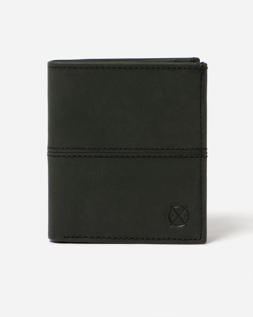 STITCH & HIDE - BERNARD WALLET STEELE BLACK