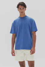 Load image into Gallery viewer, ASSEMBLY LABEL - KNOX ORGANIC OVERSIZED TEE - ROYAL
