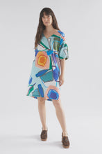 Load image into Gallery viewer, ELK - STROM LINEN DRESS in Sun Print

