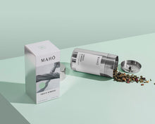 Load image into Gallery viewer, MAHO - GREEN KIMONO TEA BAGS in CANISTER
