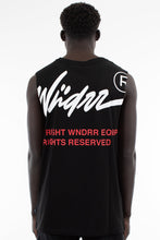 Load image into Gallery viewer, WNDRR - OFFENDS MUSCLE TOP - BLACK
