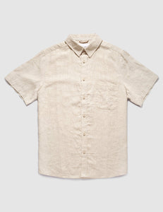 MR SIMPLE - S/S SHIRT - NATURAL