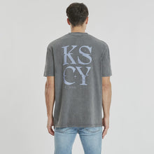 Load image into Gallery viewer, KISS CHACEY - AVILA RELAXED TEE - PIGMENT ASPHALT

