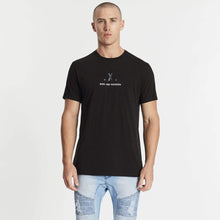 Load image into Gallery viewer, NENA &amp; PASADENA - DOWNFALL CAPE BACK TEE - JET BLACK
