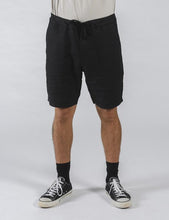 Load image into Gallery viewer, TANNER LINEN SHORT BLACK
