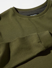 Load image into Gallery viewer, MR SIMPLE - WAFFLE L/S TOP - FATIGUE
