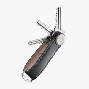 ORBITKEY - LEATHER CHARCOAL/GREY
