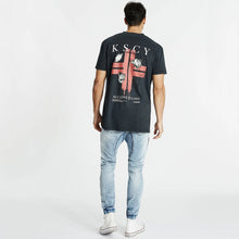Load image into Gallery viewer, KISS CHACEY - ROSES RELAXED TEE - PIGMENT BLACK
