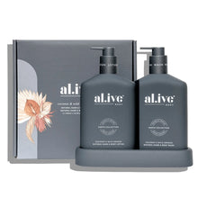 Load image into Gallery viewer, AL.IVE WASH &amp; LOTION DUO + TRAY - COCONUT &amp; WILD ORANGE
