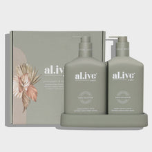 Load image into Gallery viewer, AL.IVE WASH &amp; LOTION DUO - GREEN PEPPER &amp; LOTUS

