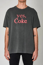 Load image into Gallery viewer, ROLLAS - YES COCA COLA TEE - WASHED BLACK
